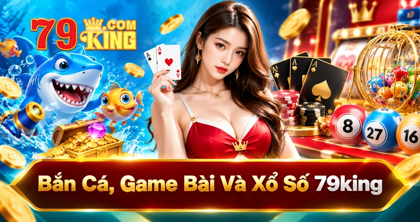 Bắn Cá, Game Bài Và Xổ Số 79king